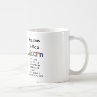 Razones para ser una taza del unicornio