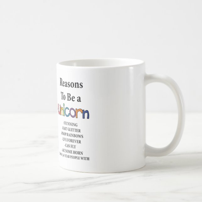 Razones para ser una taza del unicornio (Derecha)