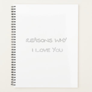 Razones por las que te amo cuaderno