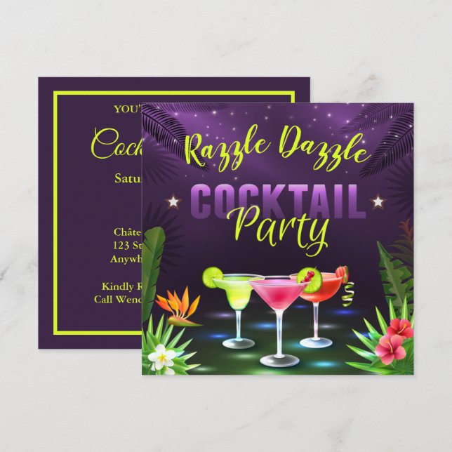 Razzle Dazzle Mezclador de cócteles Mojito Fiesta (Anverso / Reverso)