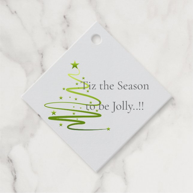 Razzle Dazzle Navidades etiqueta de regalo (Anverso)