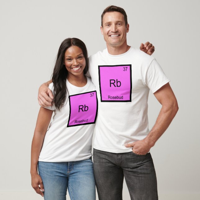 Rb - Rosebud Camiseta divertida del símbolo del el (Unisexo)