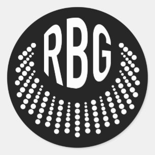 RBG Dissent Necklal PEGATINAS