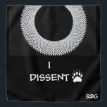 RBG I Disentir Mascota Bandana<br><div class="desc">;Un accesorio para nuestros peludos amigos que muestra su feroz e independencia!</div>