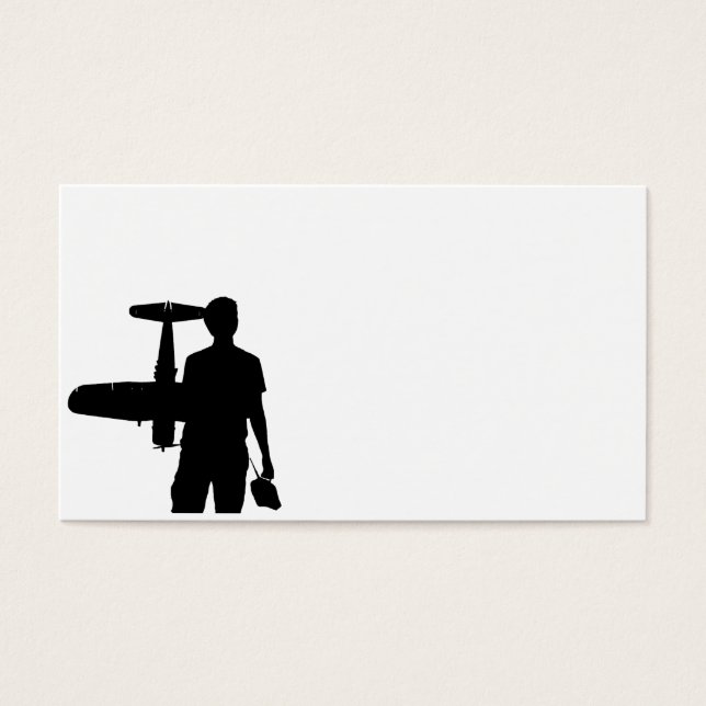 RC Plane y Guy Silhouette (Frente)