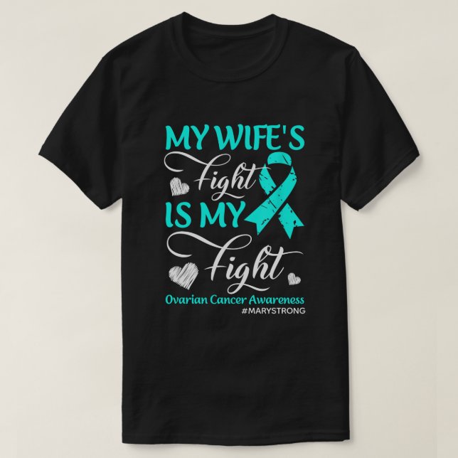 RD: Camisa de Cáncer de Ovario Personalizada, Luch (Diseño del anverso)
