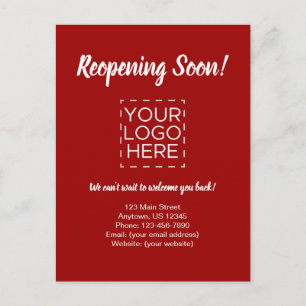 Reabrir pronto la Invitación de reapertura de nego