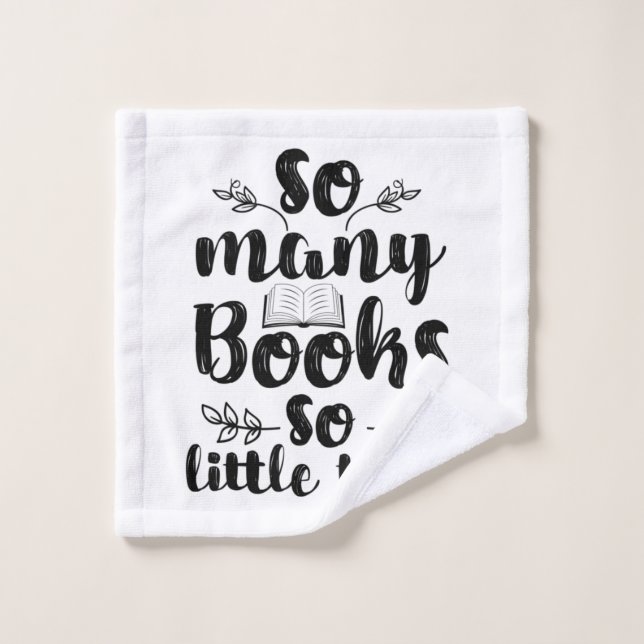 Reading Art So Many Books So Little Time (Toallita)