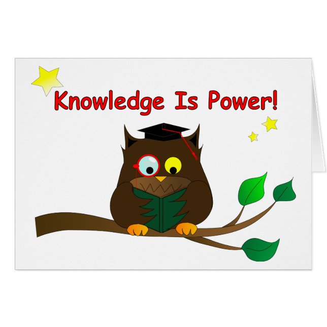 Reading Wise Owl (Anverso (Horizontal))