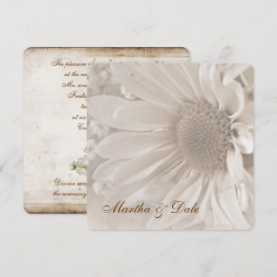 Reafirmación de la invitación de Vows daisy