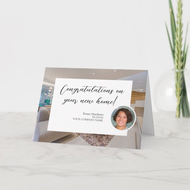 Real Estate - Nueva tarjeta de presentación de fot (Anverso)