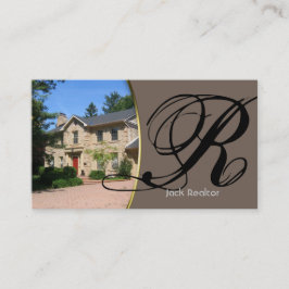 Real Estate Tarjeta de Negocios Bonito House Drive