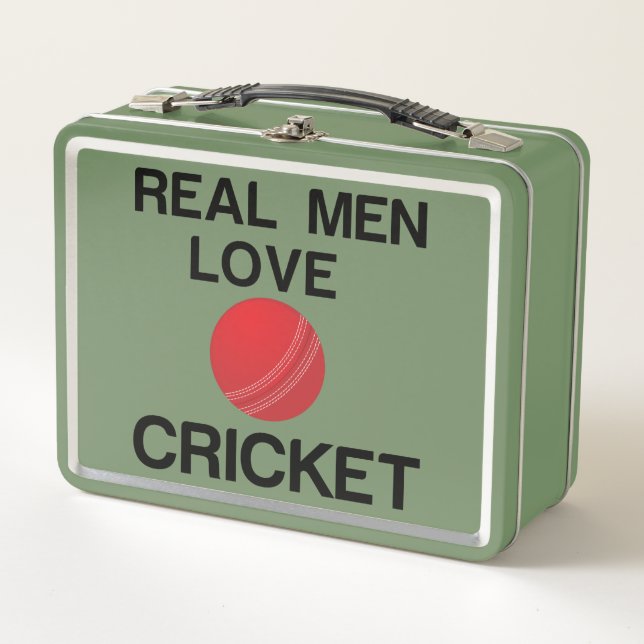 REAL MEN LOVE CRICKET (Anverso)