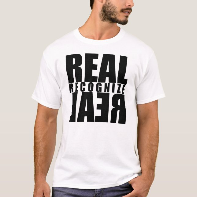 Real reconozca la camiseta blanca real (Anverso)