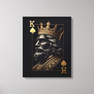 Real Rey de oro de espadas Imprimir arte
