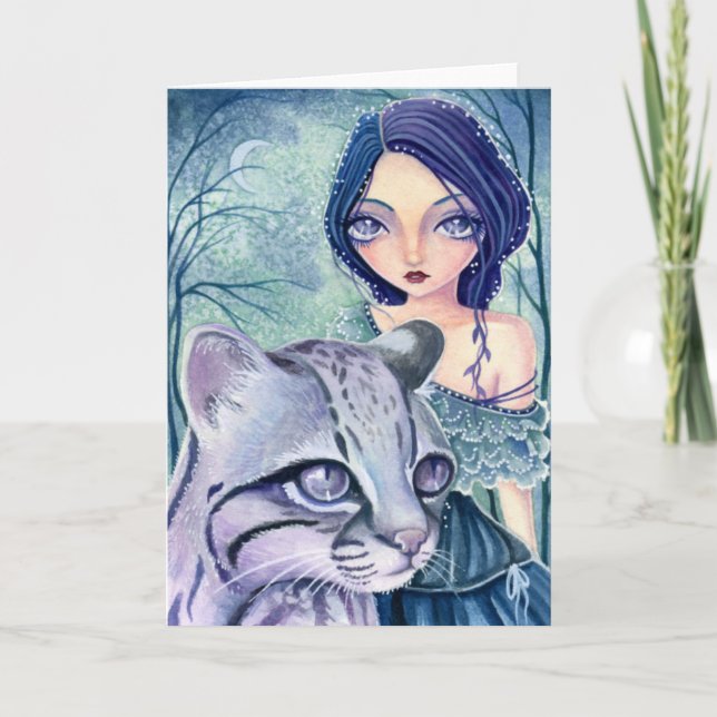 Real salvaje - tarjeta en blanco (Anverso)