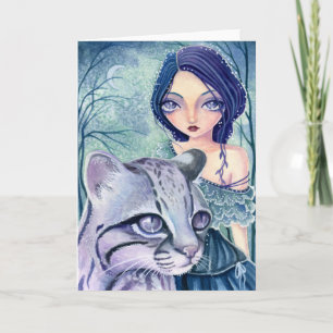 Real salvaje - tarjeta en blanco