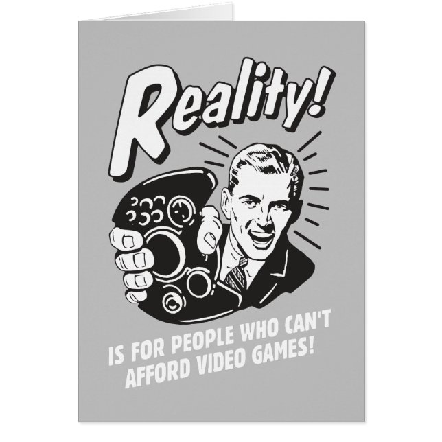 Realidad: No puedo permitirse video juegos (Frente)