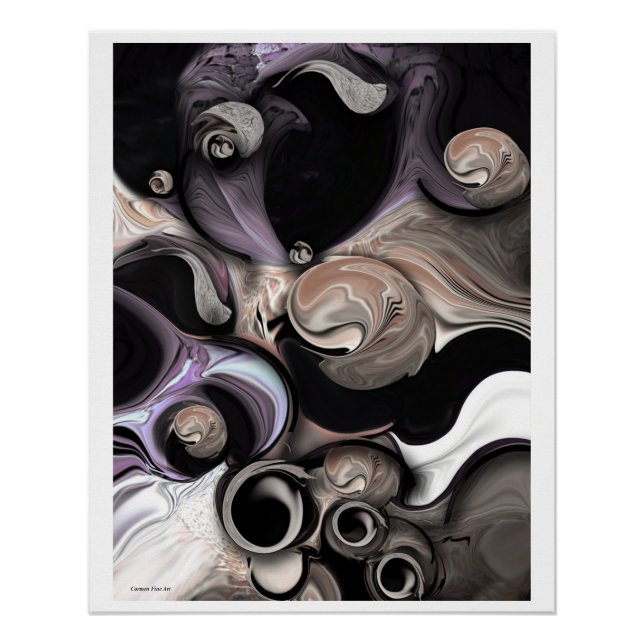 "Realidad vs Salida", Poster brillante (Anverso)