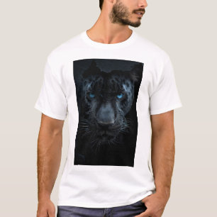 Realista Retrato De León Portada Vista Camiseta