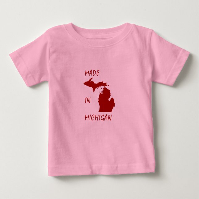 Realizado En Una Camiseta De Michigan (Anverso)