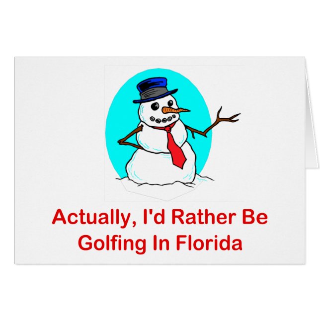 Realmente, Golfing bastante en la Florida (Anverso (Horizontal))