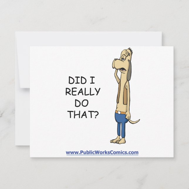 ¿Realmente Hice Eso? (Anverso)