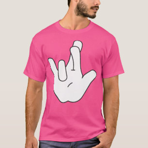 Realmente Te Amo La Camisa ASL Del Lenguaje Rótulo