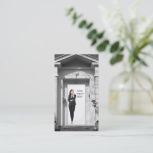 Realtor en la puerta Tarjeta de visita Personali