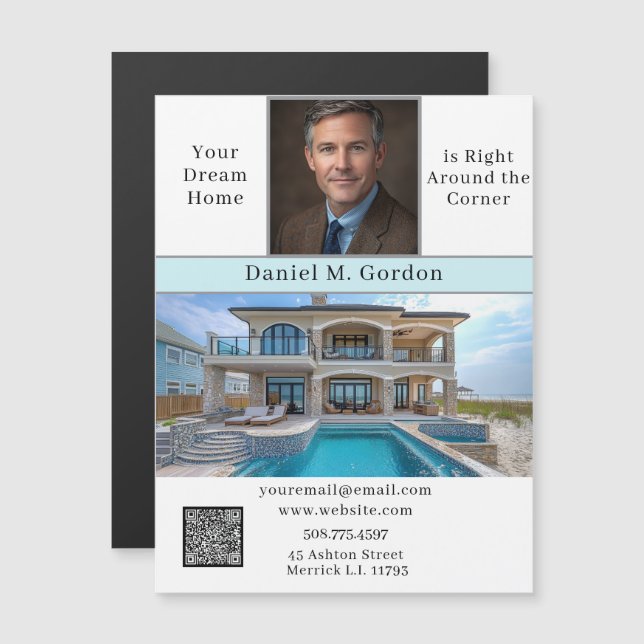 Realtor Real Estate Home Sales Rentals Business (Anverso/Reverso)