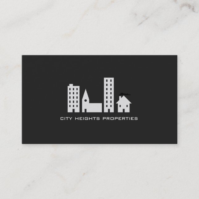 Realtor, tarjeta de presentación inmobiliaria (Anverso)