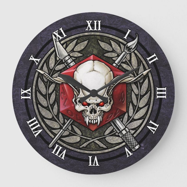 ReaperCon 2019 - Reloj de pared del logotipo (Anverso)