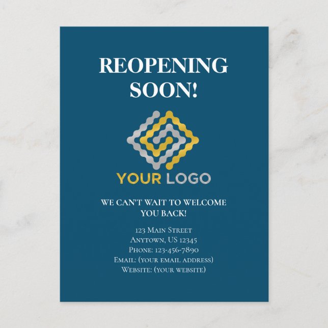 Reapertura de la Invitación de apertura de negocio (Anverso)