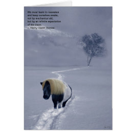 "Reawakening" Tarjeta Thoreau