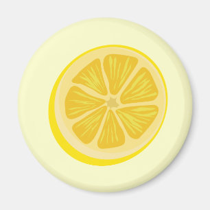 Rebanada de imán del limón