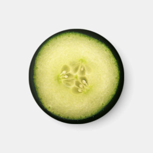 Rebanada de pepino novedad refrigerador imán
