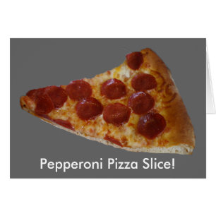 Rebanada De Pizza De Pepperoni Fiesta En Blanco Po