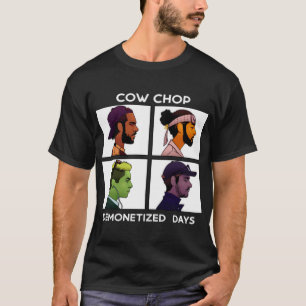 rebanada de vaca desmonetizada días camiseta clási