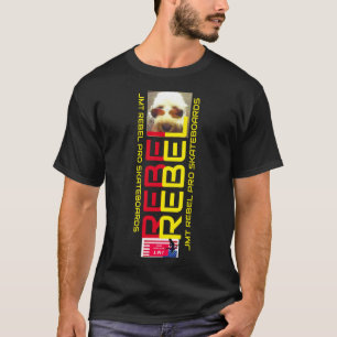 REBEL JMT Camiseta básica oscura