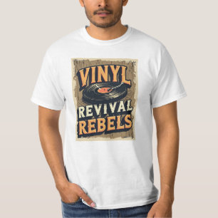 Rebeldes de Renacimiento del Vinyl - Camiseta de a