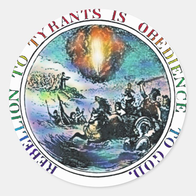 Rebelión contra los Pegatinas tiranos (Anverso)