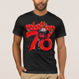 Rebelión de camiseta 78 oso de peluche