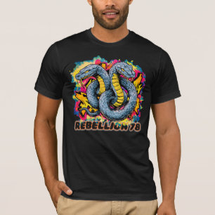 Rebelión de camisetas con serpientes
