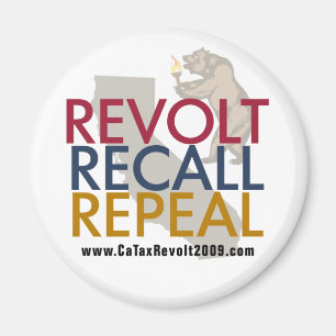 Rebelión de impuesto de CA 2009 - imán de la