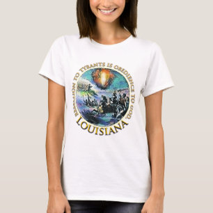 Rebelión de Luisiana a camiseta de tiranos