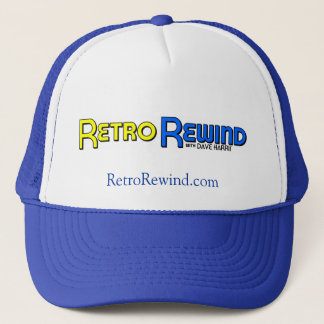 Rebobinado retro con el gorra de Dave Harris