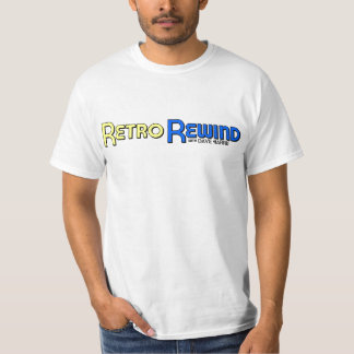 Rebobinado retro y camiseta combinada de DHP