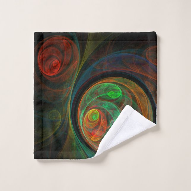 Reborn Green Abstract Art (Toallita)