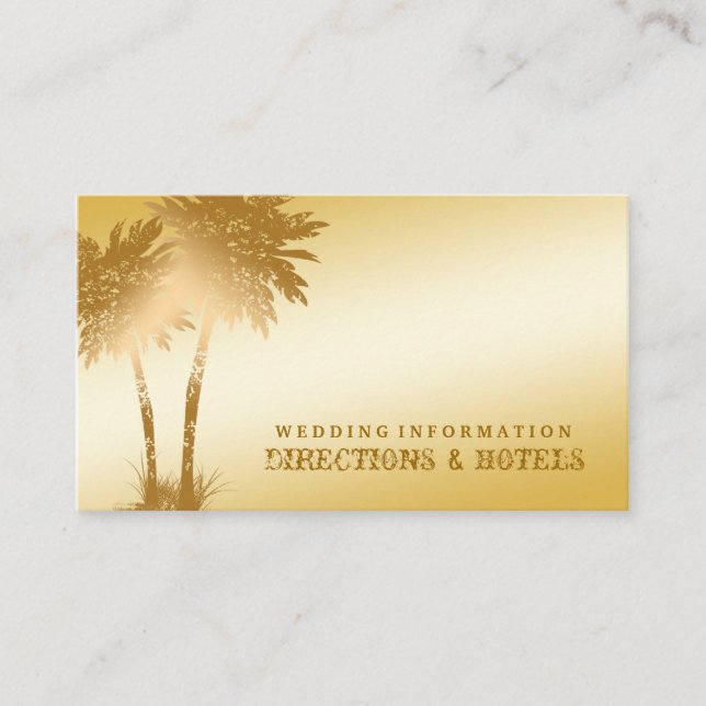 Recepción 311-Paradise Found | Tarjeta informativa de Palmer (Anverso)