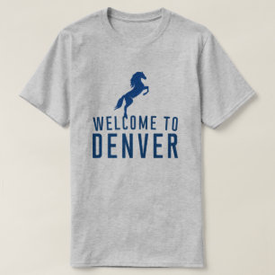 Recepción a Denver - camiseta del caballo del